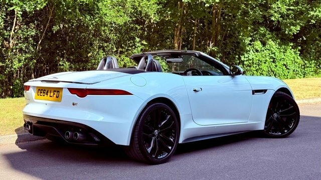 Jaguar F-Type 5.0 V8 S Convertible White #5