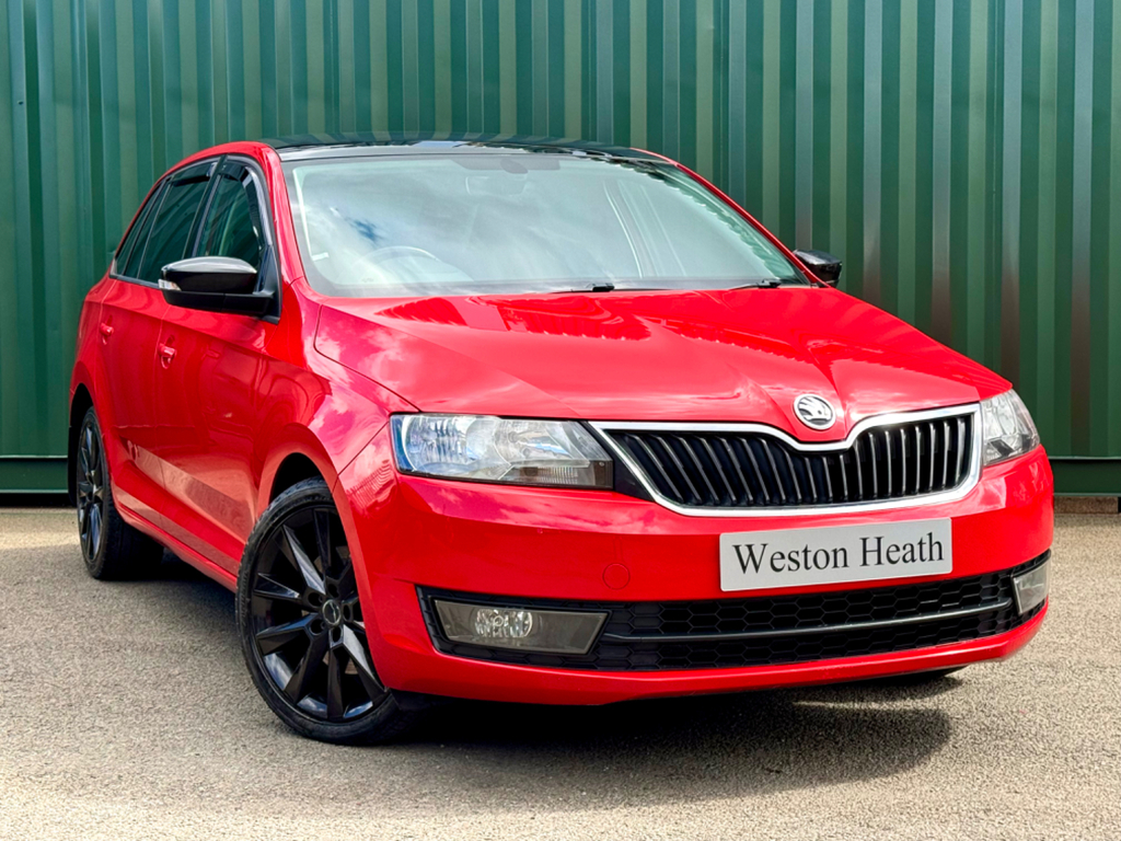 Skoda Rapid 1.6 Tdi Se Sport Hatchback Euro Red #5