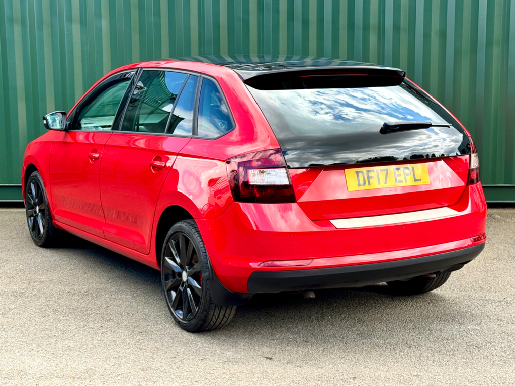Skoda Rapid 1.6 Tdi Se Sport Hatchback Euro Red #2