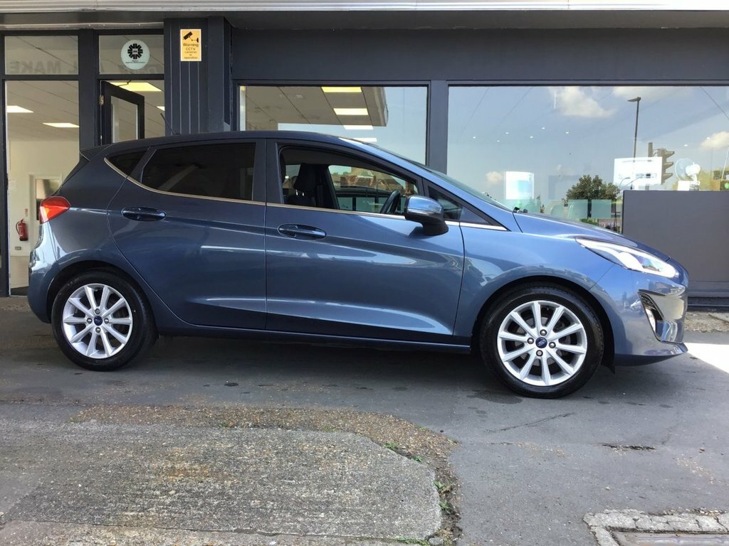 Ford Fiesta Ecoboost Gpf Titanium Hatchback HW19NHU Blue #3