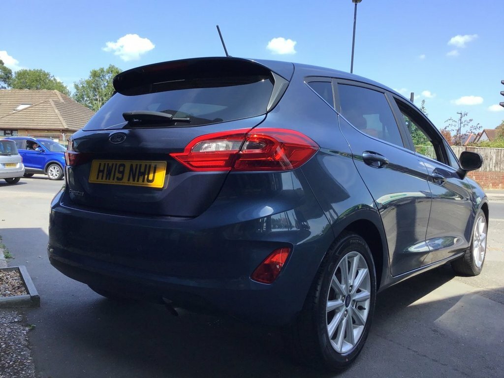 Ford Fiesta Ecoboost Gpf Titanium Hatchback HW19NHU Blue #5