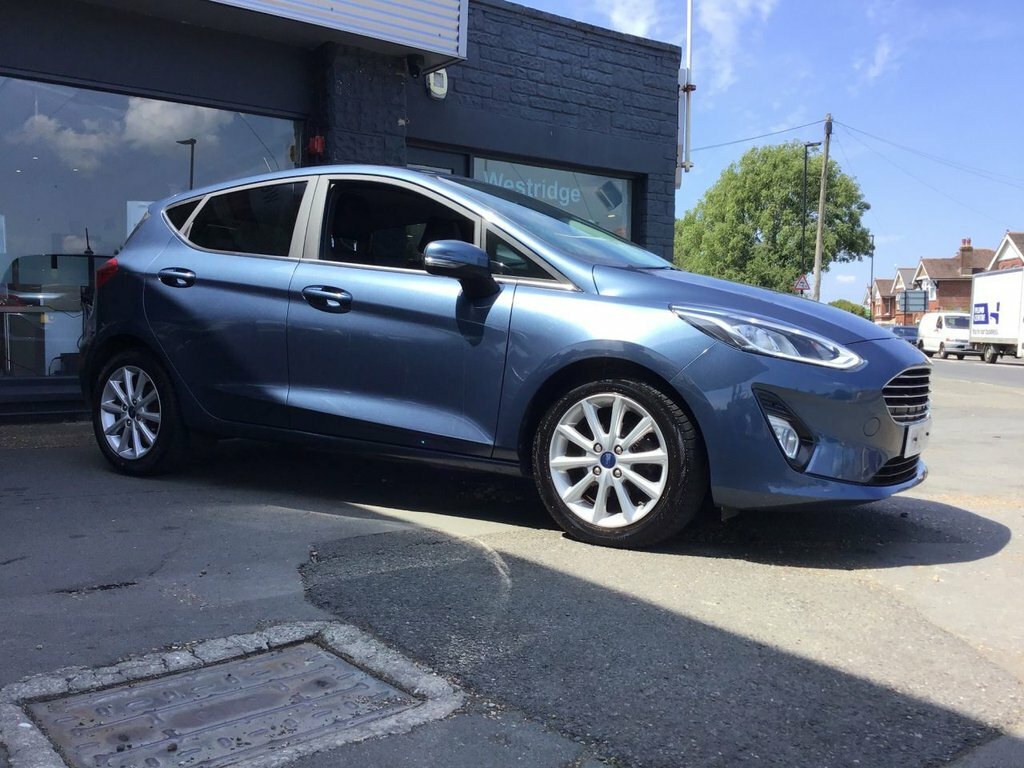Ford Fiesta Ecoboost Gpf Titanium Hatchback Blue