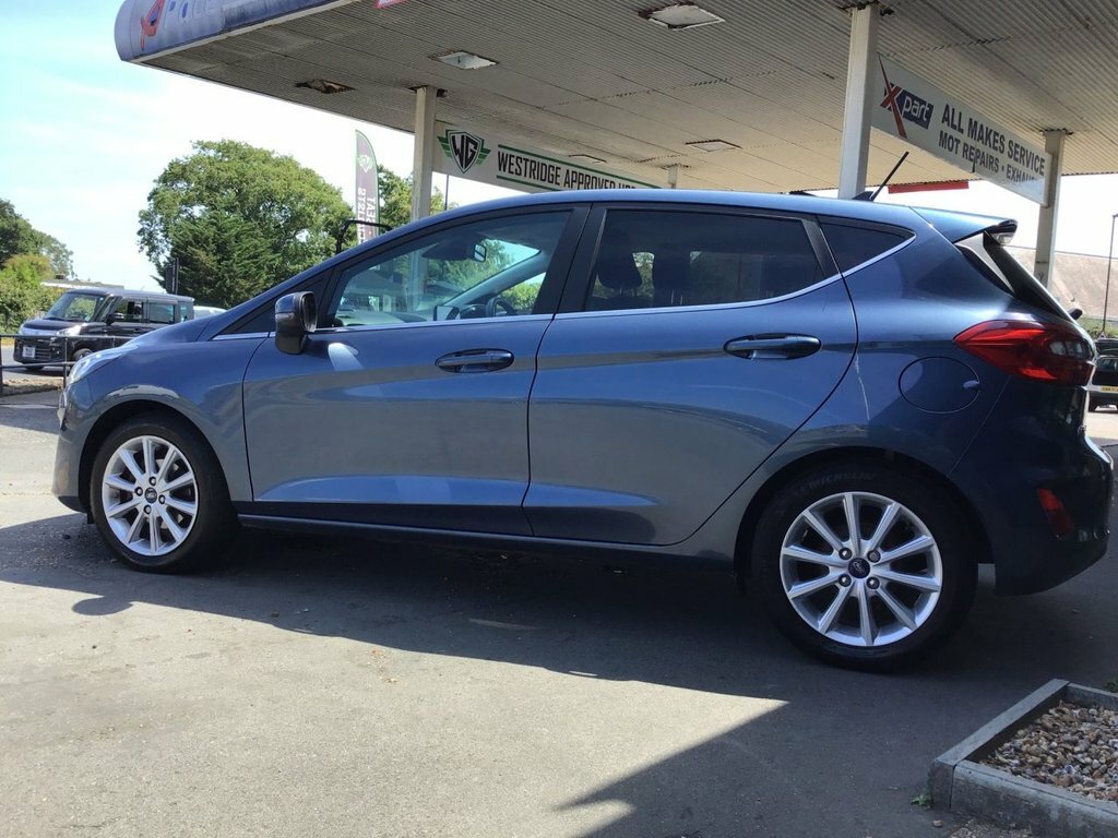 Ford Fiesta Ecoboost Gpf Titanium Hatchback HW19NHU Blue #4