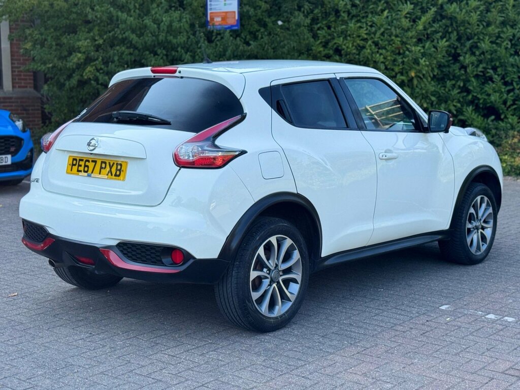 Nissan Juke 1.6 Tekna Xtron Euro 6 White #4