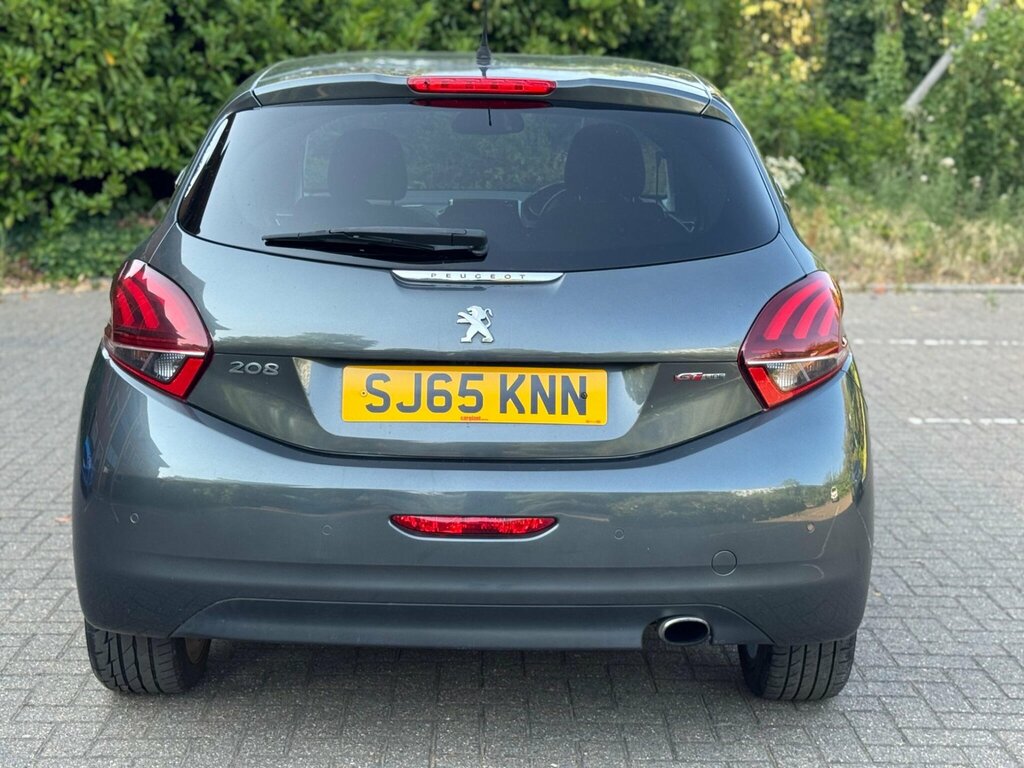 Peugeot 208 1.2 Puretech Gt Line Euro 6 Ss SJ65KNN Grey #6