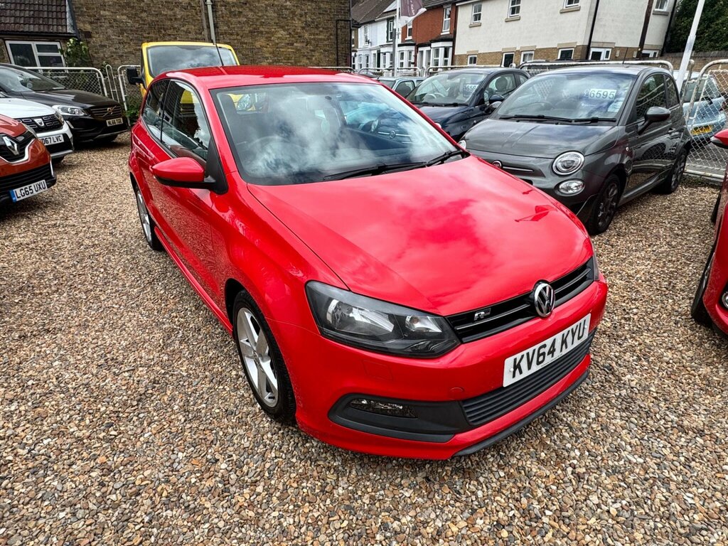 Volkswagen Polo 1.2 R-line Style Euro 5 Ac KV64KYU Red #2