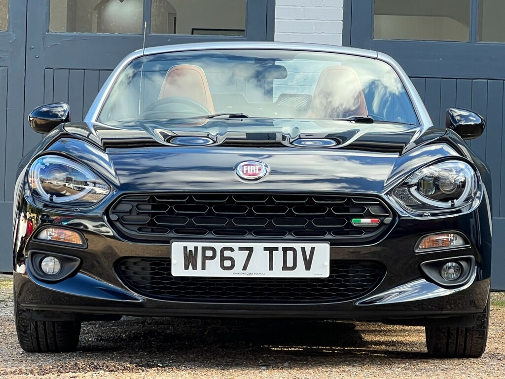 Fiat 124 Spider Convertible Black #2