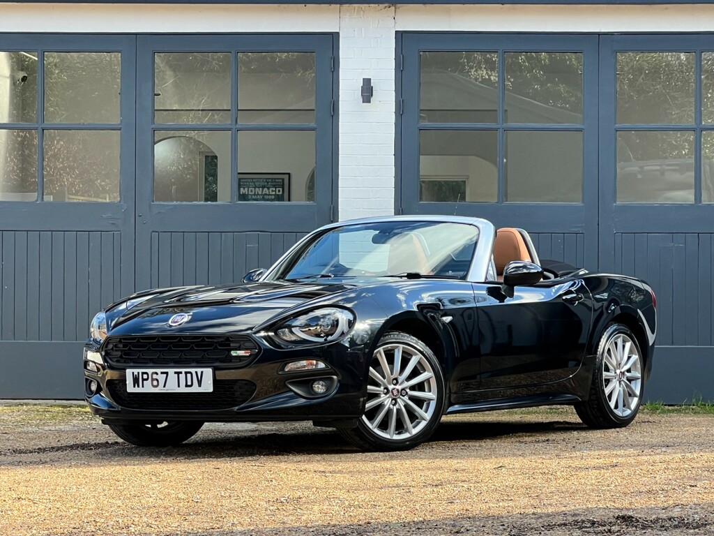 Fiat 124 Spider Convertible Black #4