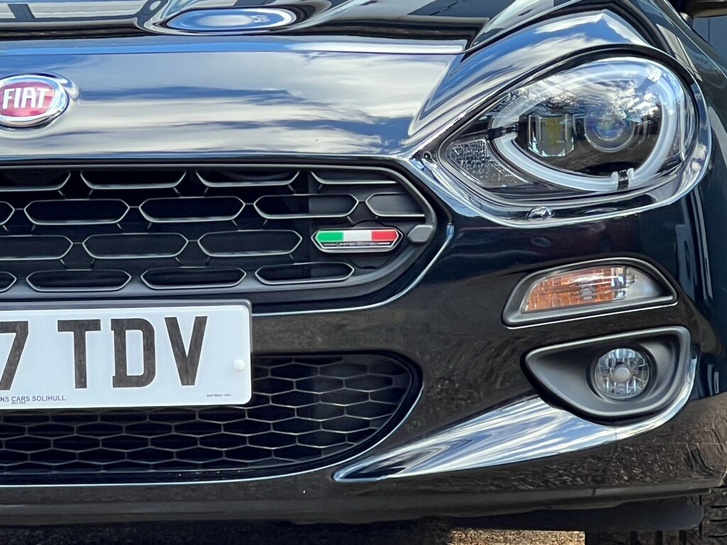 Fiat 124 Spider Convertible Black #3