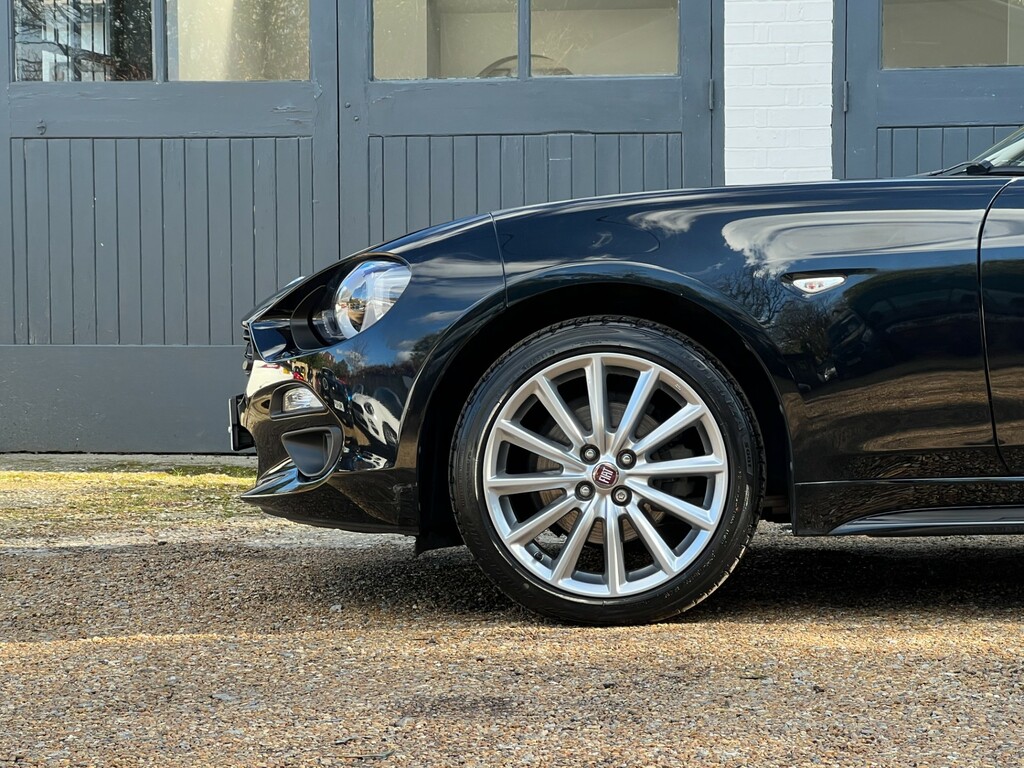 Fiat 124 Spider Convertible Black #5