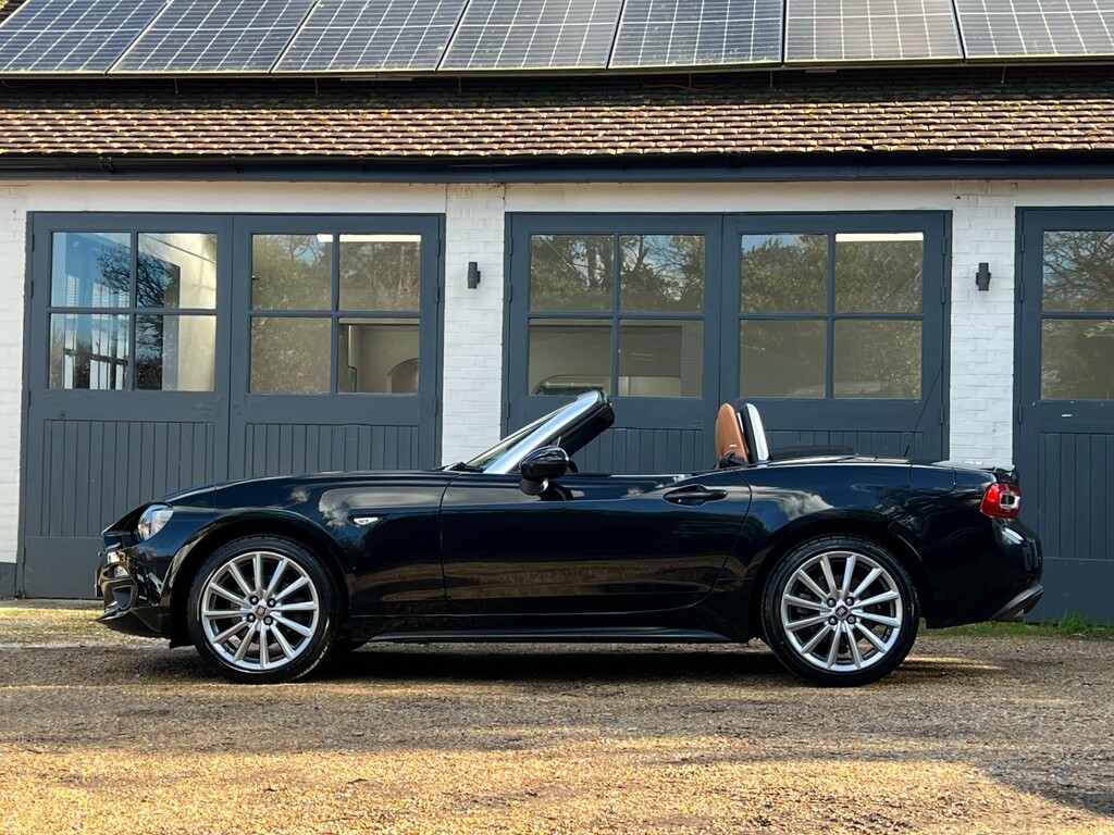 Fiat 124 Spider Convertible Black #6