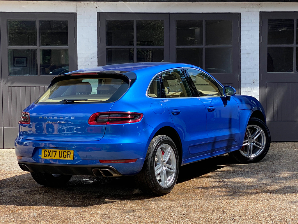 Porsche Macan Suv Blue #5