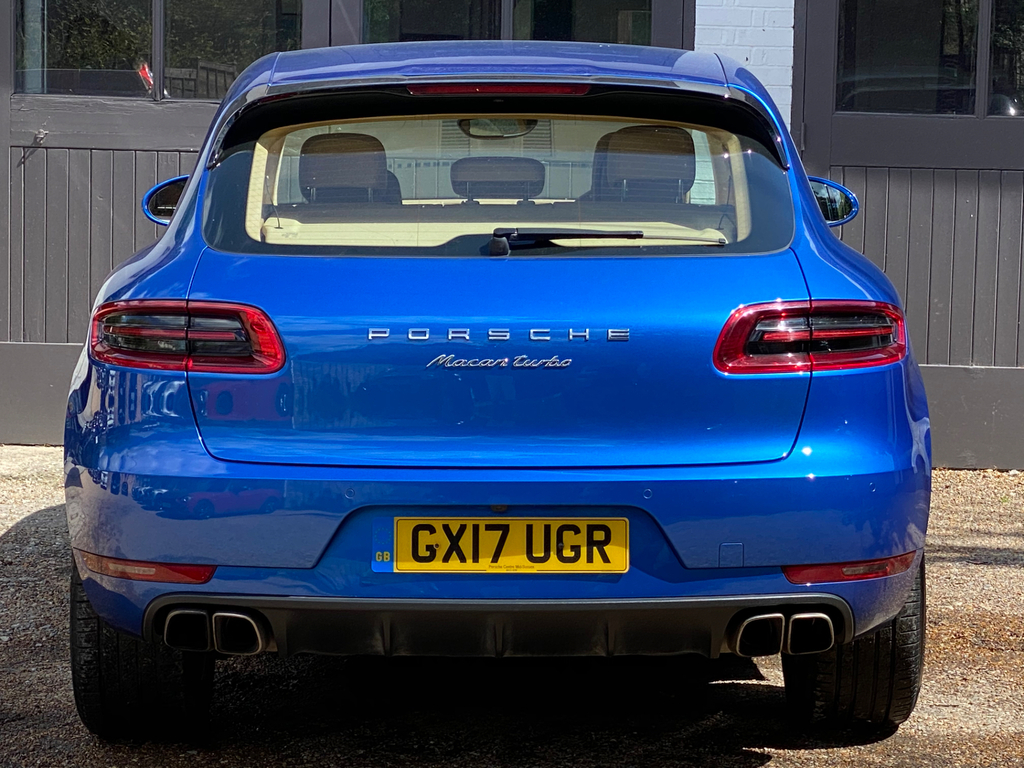 Porsche Macan Suv Blue #4
