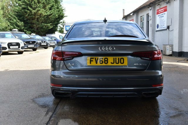 Audi A4 2.0 Tfsi 40 Black Edition Saloon S Tron FV68JUO Grey #6