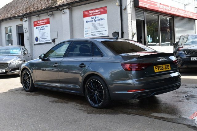 Audi A4 2.0 Tfsi 40 Black Edition Saloon S Tron FV68JUO Grey #5