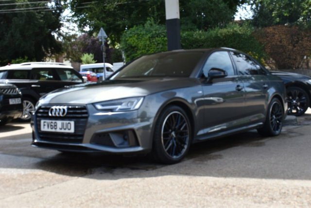 Audi A4 2.0 Tfsi 40 Black Edition Saloon S Tron FV68JUO Grey #3