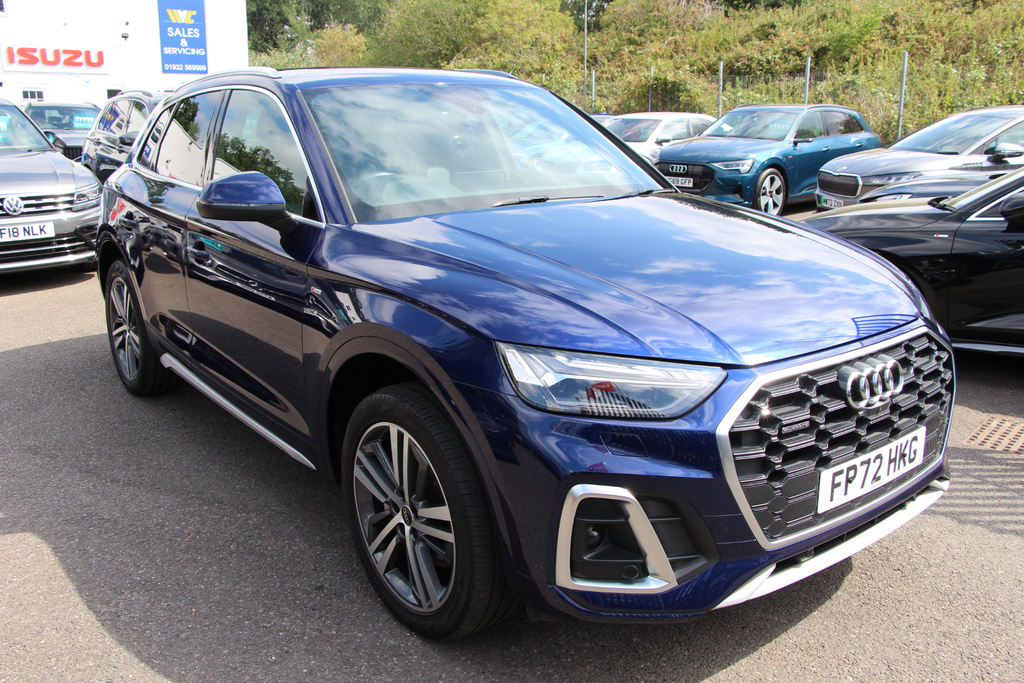 Audi Q5 T Fsie 50 Quattro S-line 17.9Kwh Phev 299 Finan Blue #3