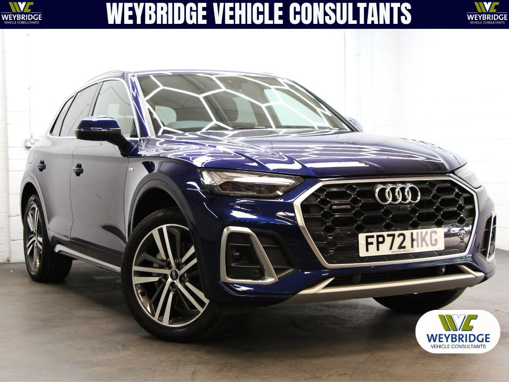 Audi Q5 T Fsie 50 Quattro S-line 17.9Kwh Phev 299 Finan FP72HKG Blue