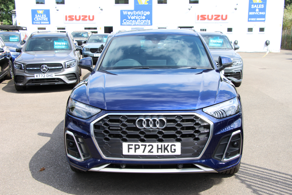 Audi Q5 T Fsie 50 Quattro S-line 17.9Kwh Phev 299 Finan Blue