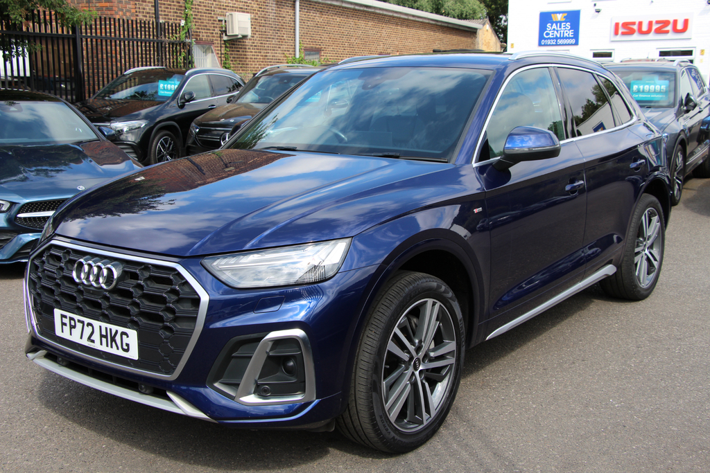 Audi Q5 T Fsie 50 Quattro S-line 17.9Kwh Phev 299 Finan Blue #2