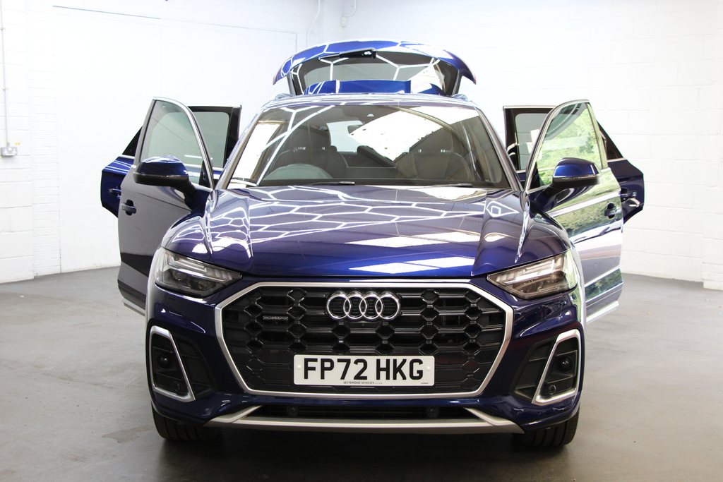 Audi Q5 T Fsie 50 Quattro S-line 17.9Kwh Phev 299 Finan FP72HKG Blue #6