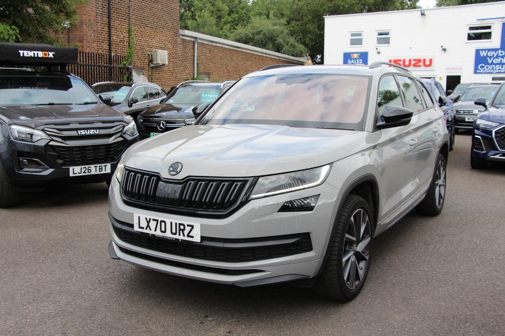 Skoda Kodiaq Tsi Sportline Dsg 4Wd 7 Seat 190 2 Owners, Fs Grey #3