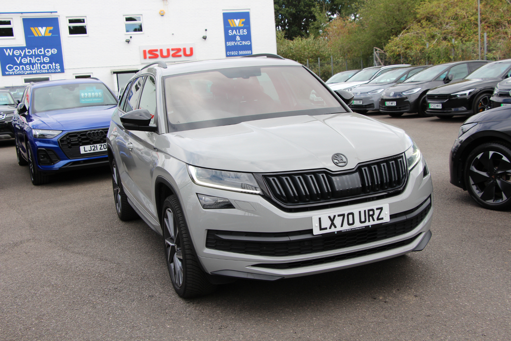 Skoda Kodiaq Tsi Sportline Dsg 4Wd 7 Seat 190 2 Owners, Fs Grey #2