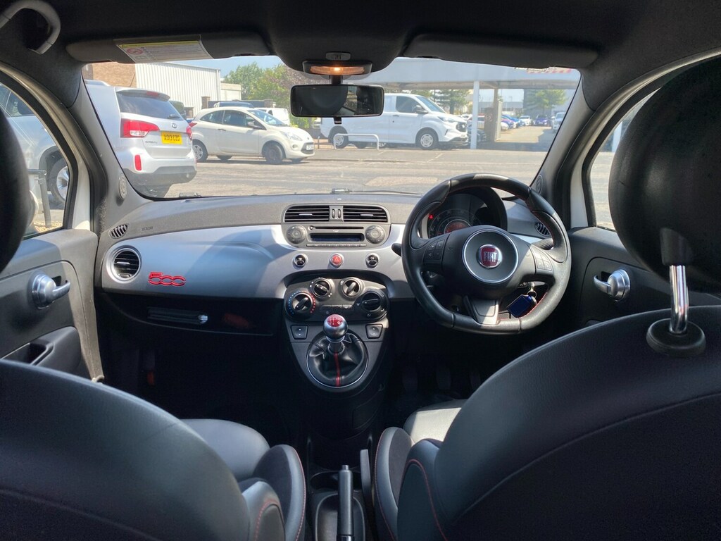 Fiat 500 1.2 S White #6