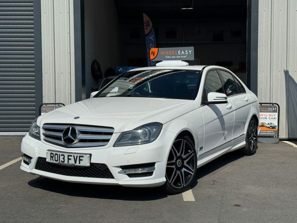 Mercedes-Benz C Class 1.6 C180 Blueefficiency Amg Sport Plus G-tronic E White