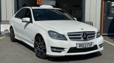 Mercedes-Benz C Class 1.6 C180 Blueefficiency Amg Sport Plus G-tronic E White #3