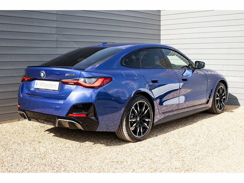 BMW i4 M50 Blue #3
