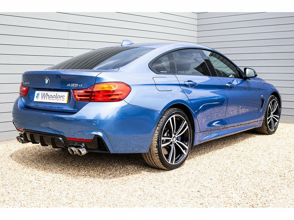 BMW 4 Series Gran Coupe 435D M Sport Blue #3