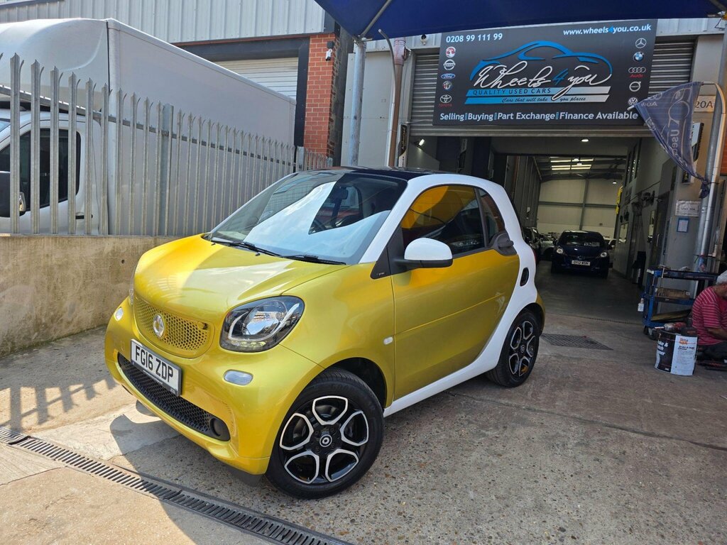 Smart Fortwo 1.0 Prime Premium Twinamic Euro 6 Ss FG16ZDP Yellow #4