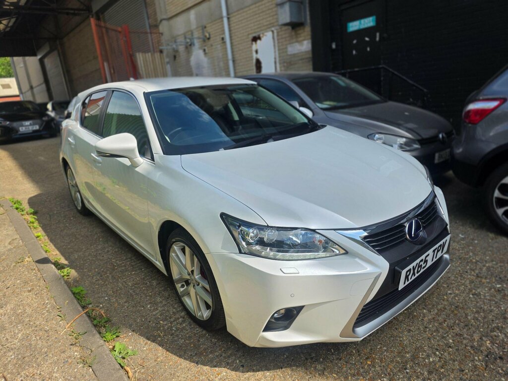 Lexus CT 1.8 200H Premier Cvt Euro 6 Ss White #3