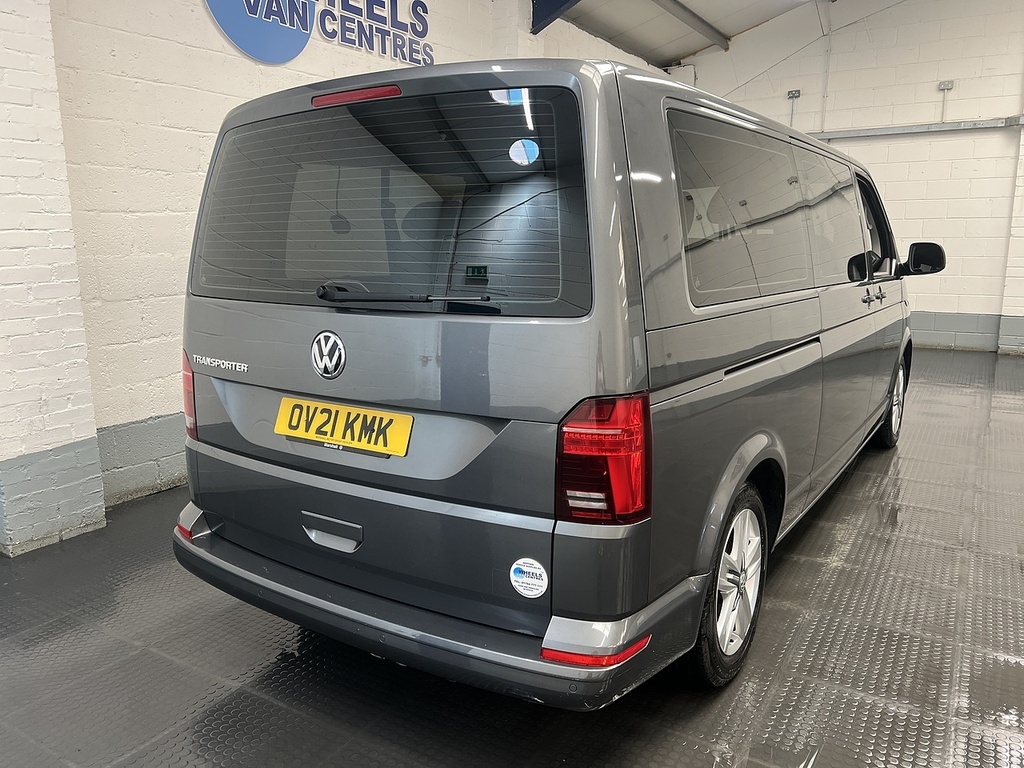 Volkswagen Transporter Shuttle Transporter Shuttle 2.0 Tdi Se Dsg Lwb Euro 6 Ss OV21KMK Grey #5