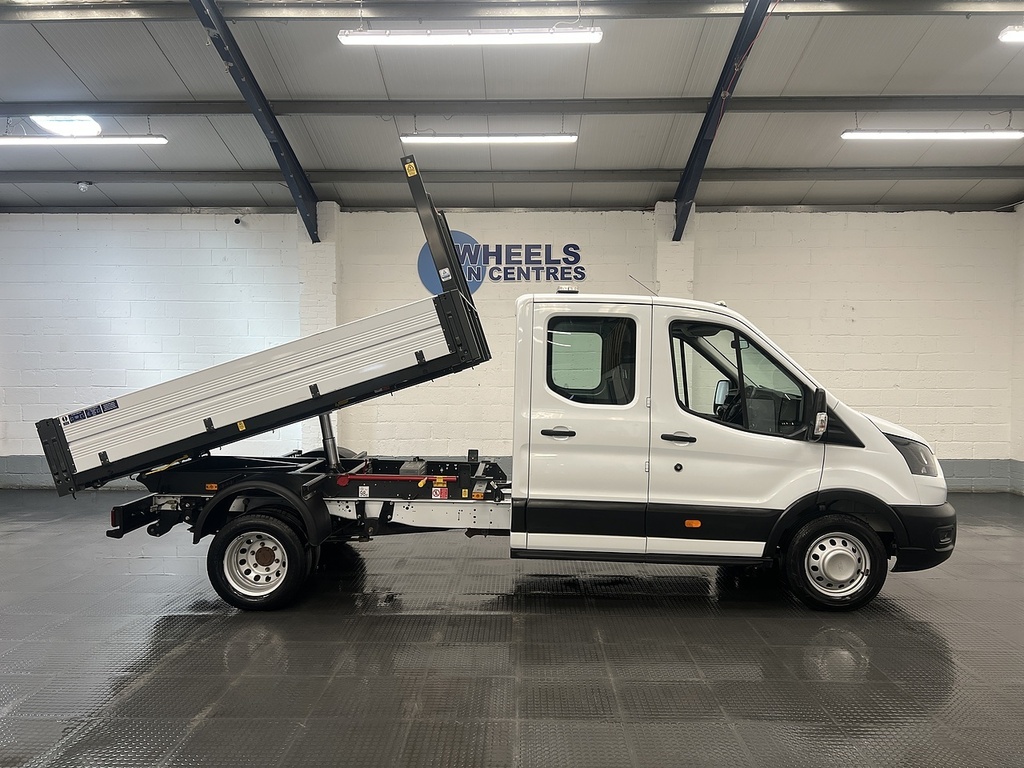 Ford Transit Custom 2.0 350 Ecoblue Leader Tipper Double Cab Diese BC23CTO White #5