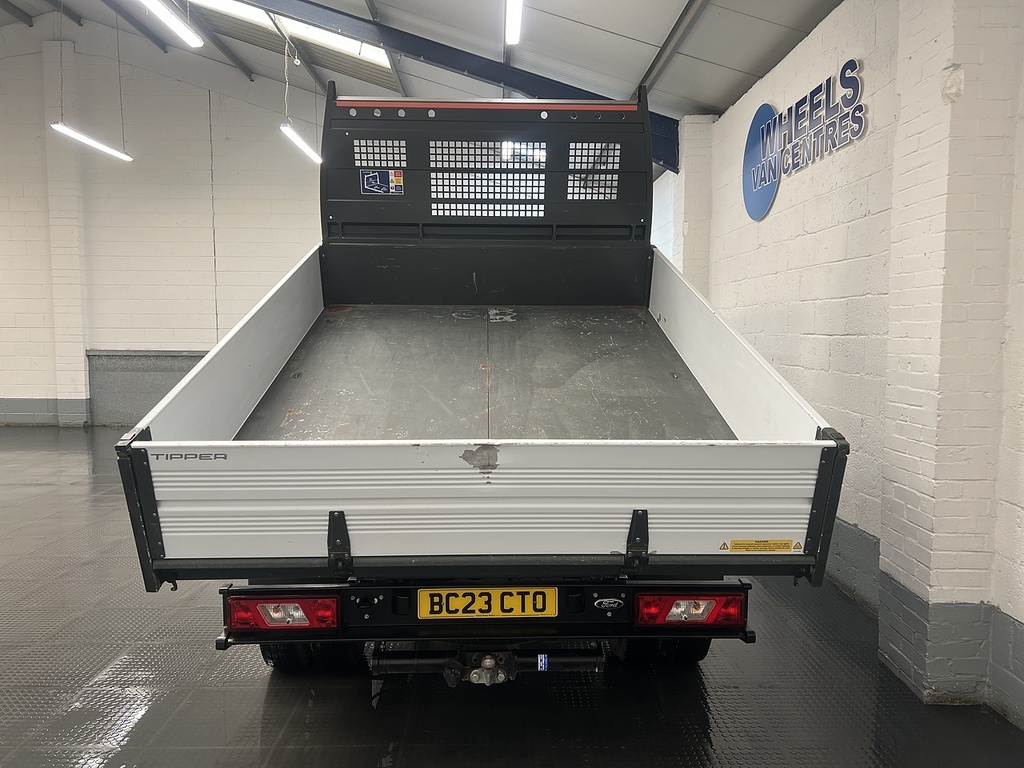 Ford Transit Custom 2.0 350 Ecoblue Leader Tipper Double Cab Diese BC23CTO White #3