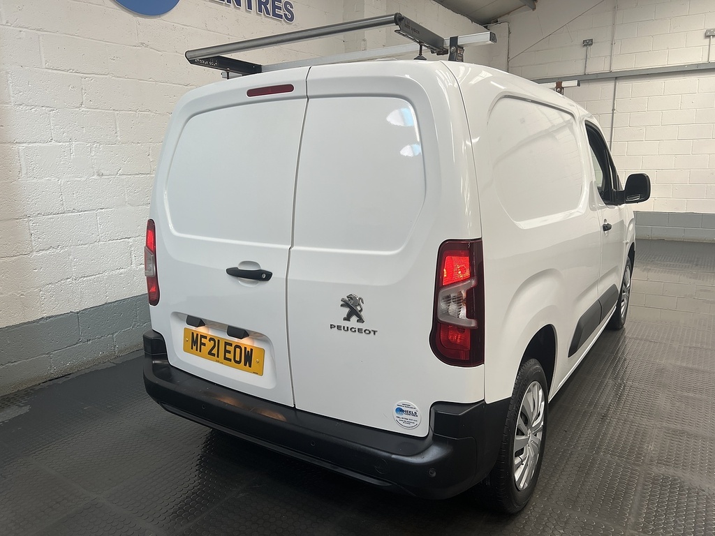 Peugeot Partner 1.5 Bluehdi 1000 Professional Standard Panel Van 5 MF21EOW White #5