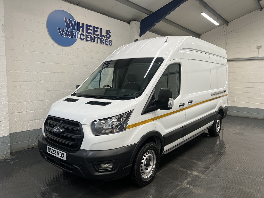 Ford Transit Custom 2.0 350 Ecoblue Leader Panel Van DS23WDX White