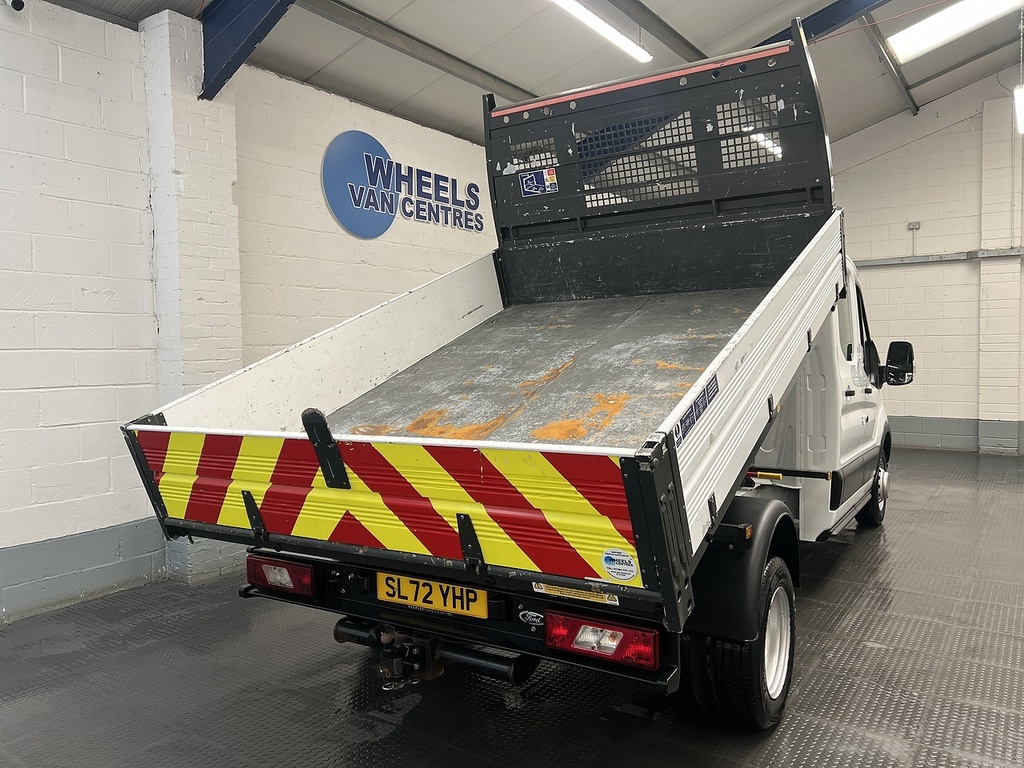Ford Transit Custom 2.0 350 Ecoblue Leader Tipper Double Cab Diese SL72YHP White #4