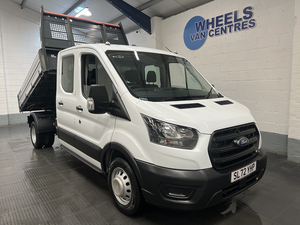 Ford Transit Custom 2.0 350 Ecoblue Leader Tipper Double Cab Diese SL72YHP White #6