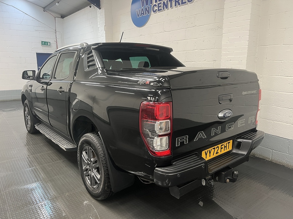 Ford Ranger 2.0 Ecoblue Wildtrak Pickup Double Cab YY72FHT Black #3