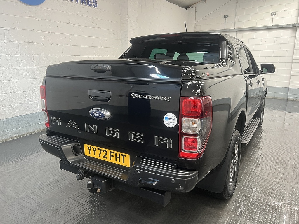Ford Ranger 2.0 Ecoblue Wildtrak Pickup Double Cab YY72FHT Black #5