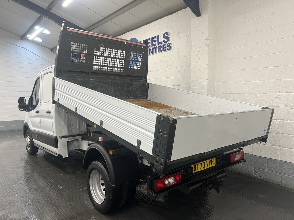 Ford Transit Custom 350 Ecoblue Leader Utility Cab Drw Tipper BT70VVH White #3