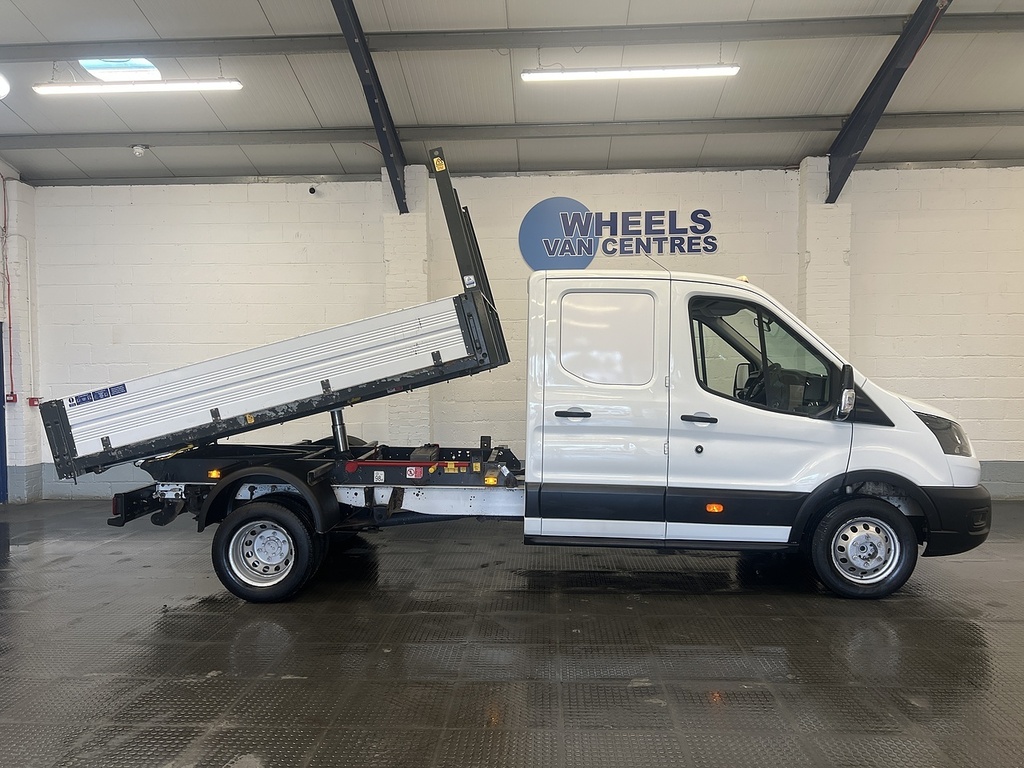 Ford Transit Custom 350 Ecoblue Leader Utility Cab Drw Tipper BT70VVH White #6