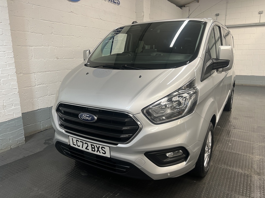 Ford Transit Custom 2.0 320 Ecoblue Limited Crew Van Double Cab Di LC72BXS Silver
