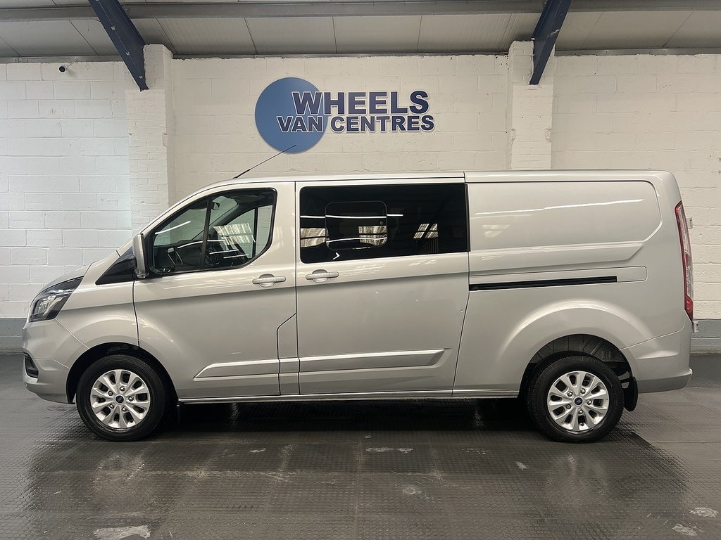 Ford Transit Custom 2.0 320 Ecoblue Limited Crew Van Double Cab Di LC72BXS Silver #2