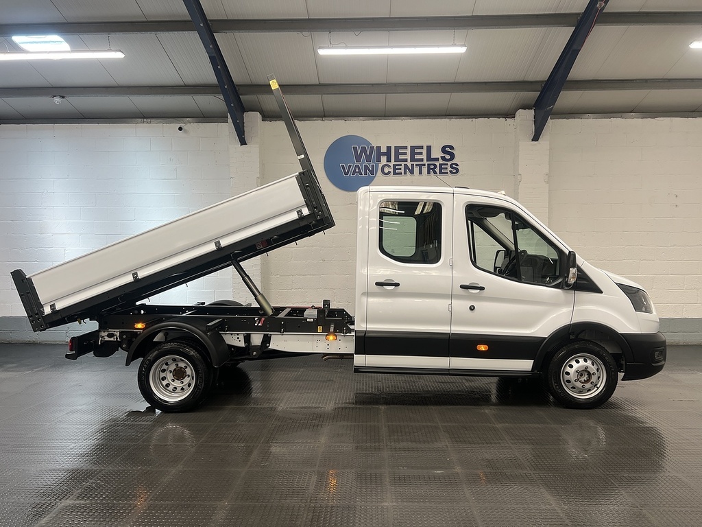 Ford Transit Custom 2.0 350 Ecoblue Leader Tipper Double Cab Diese WR75PYB White #6