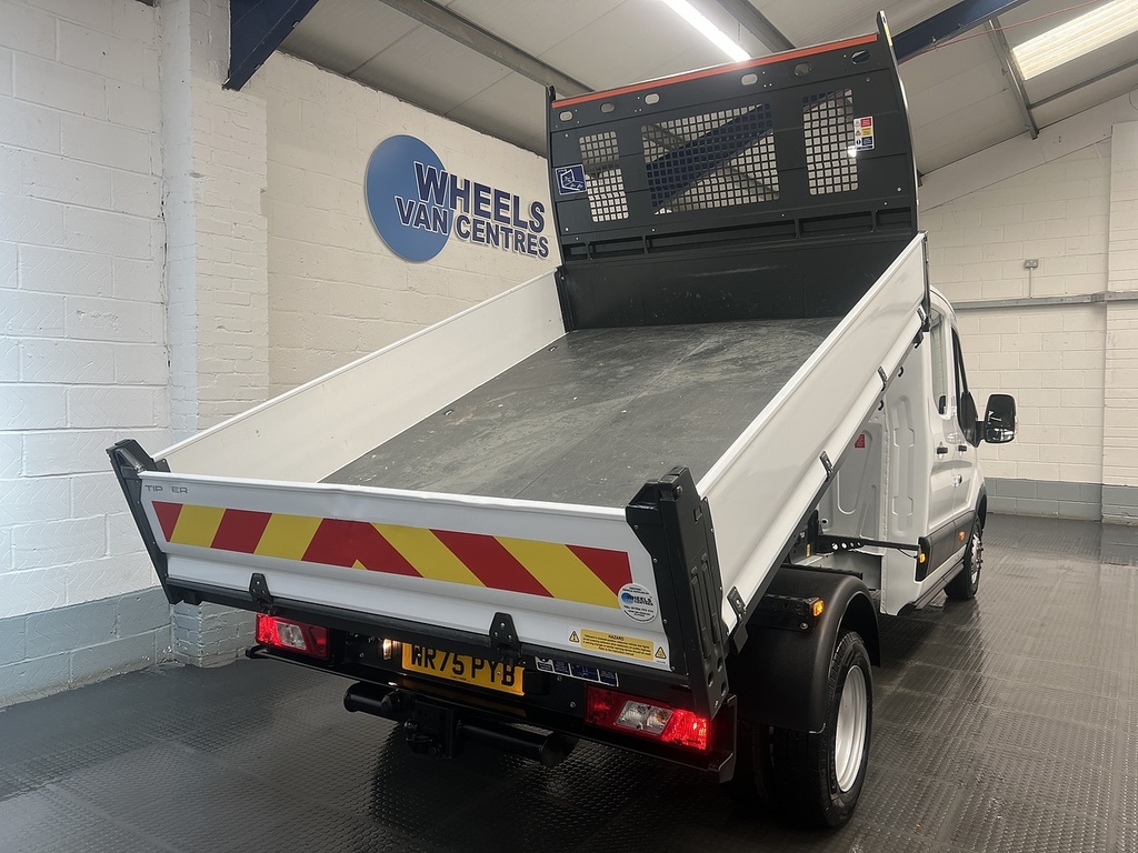 Ford Transit Custom 2.0 350 Ecoblue Leader Tipper Double Cab Diese WR75PYB White #5