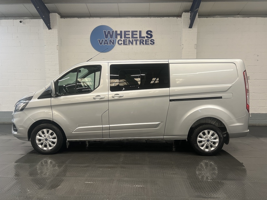 Ford Transit Custom 2.0 320 Ecoblue Limited Crew Van Double Cab Di LC72BXX Silver #2